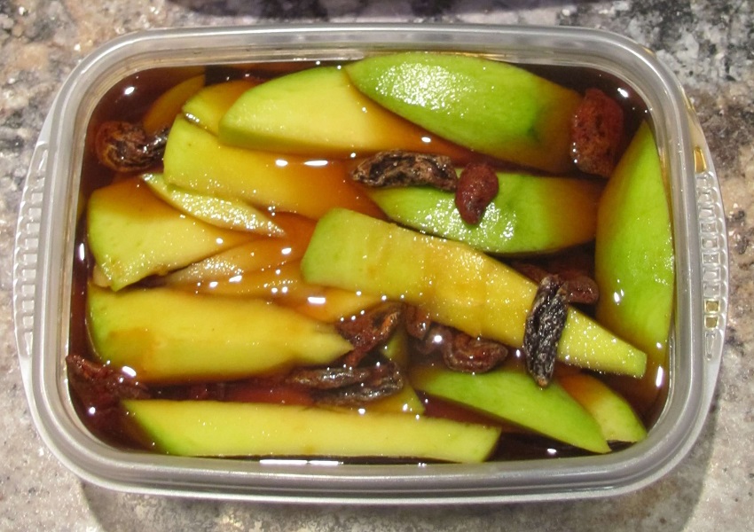 photo of homemade pickled mango