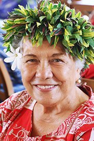 Therese Cummings from Tahiti, one of the original Polynesian Cultural Center employees