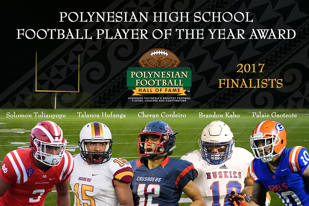 Picture of 2017 Polynesian High School Football Player Finalists