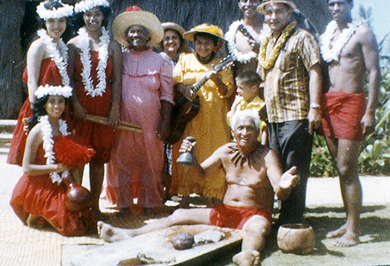 Hawaiian Villagers from the Polynesian Cultural Center in 1960s