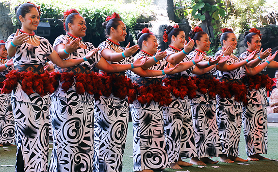 Kapolei High girls in We Are Samoa Festival