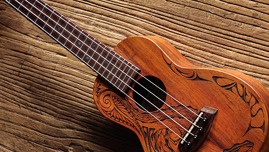 Satin finish ukulele