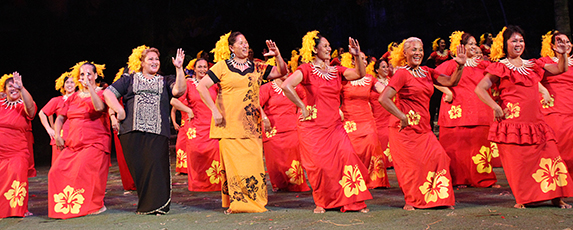PCC 50th anniversary Samoan dancers