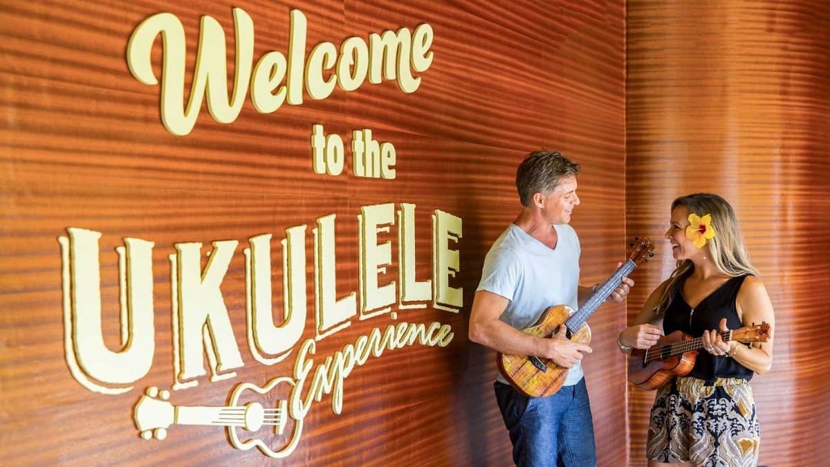 Learn about the construction and style of Hawaiian ukuleles and get a free lesson