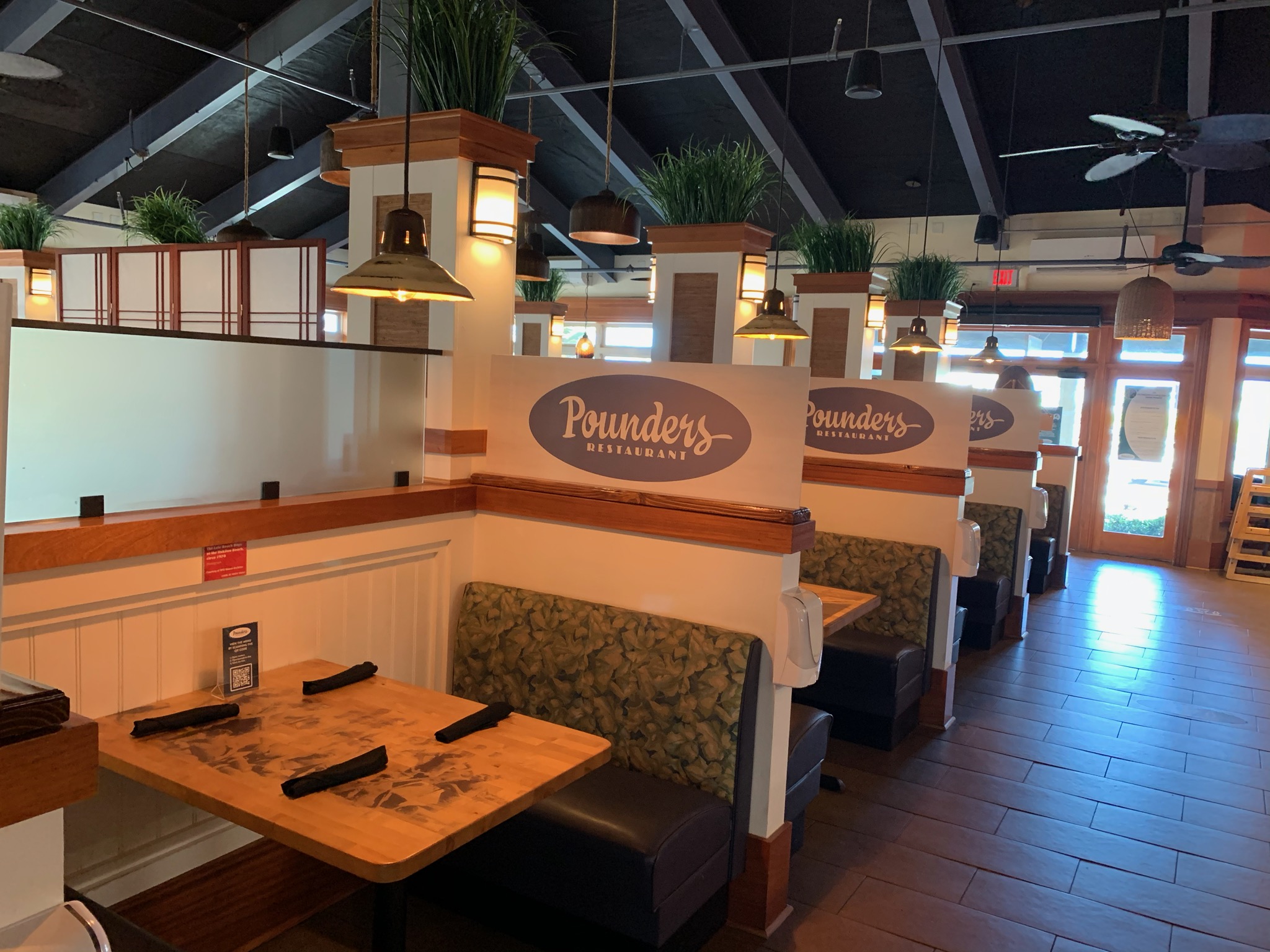 Pounders Restaurant is back open and leading the way