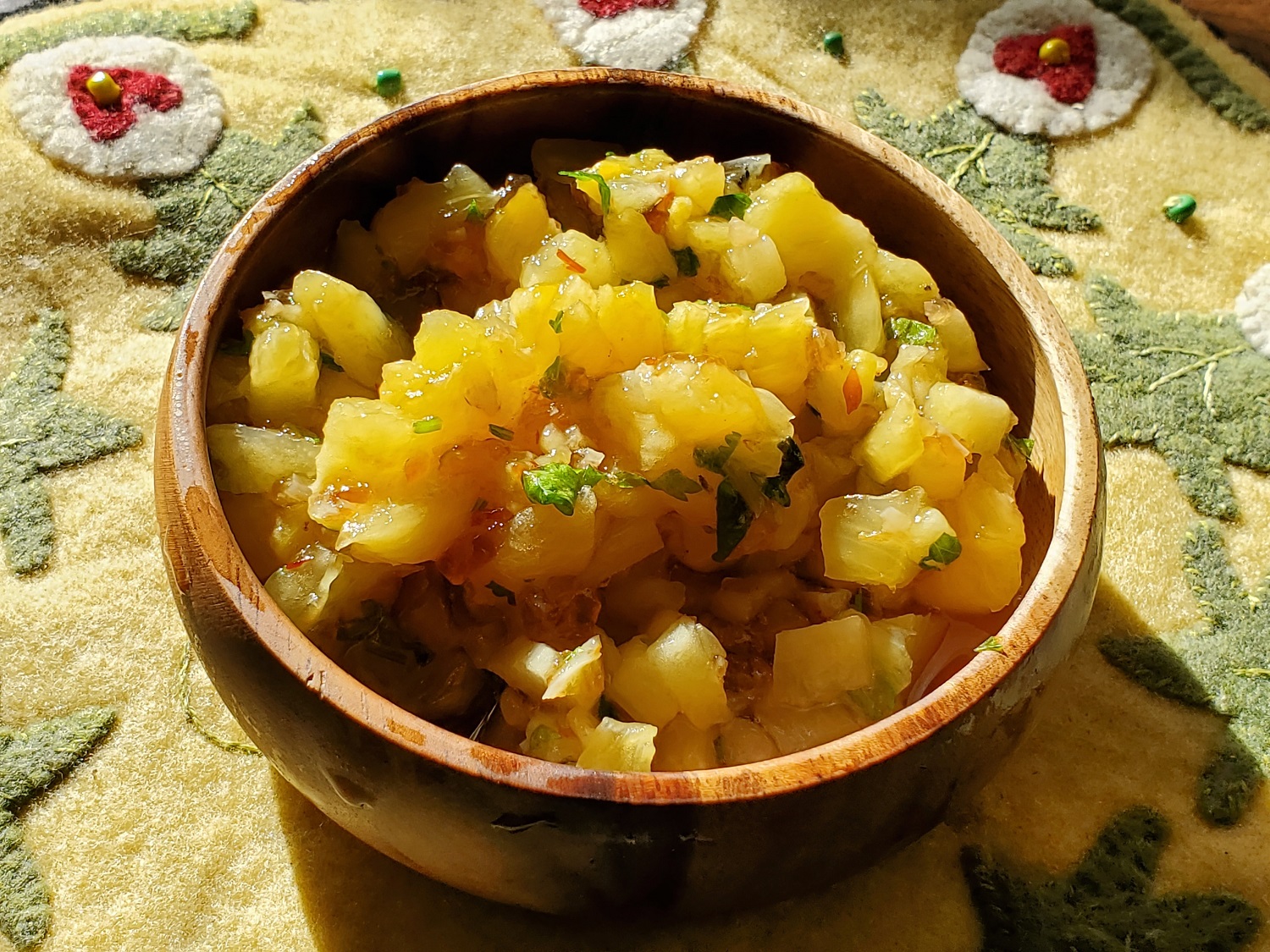 Fresh Pineapple Salsa from the Polynesian Cultural Center