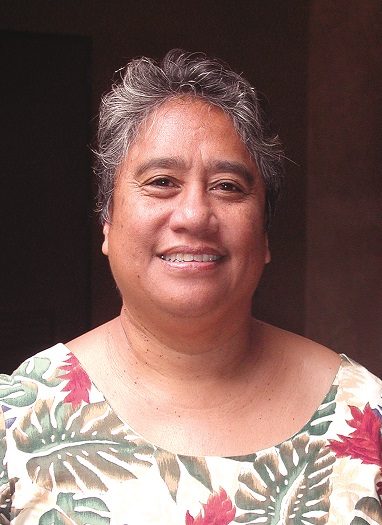 photo of Ellen Gay Dela Rosa, a 43-year old Polynesian Cultural Center employee and the director of the Moanikeala Hula Festival.