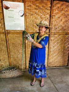  A photo of Regina Pasi, former employee at the Polynesian Cultural Center 