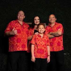 image of Kapena and his family