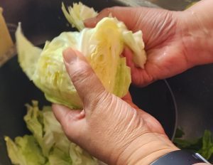 break up cabbage