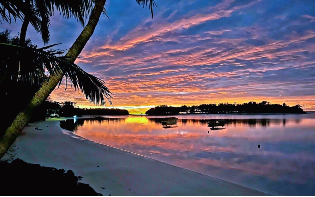 Cook islands sunset