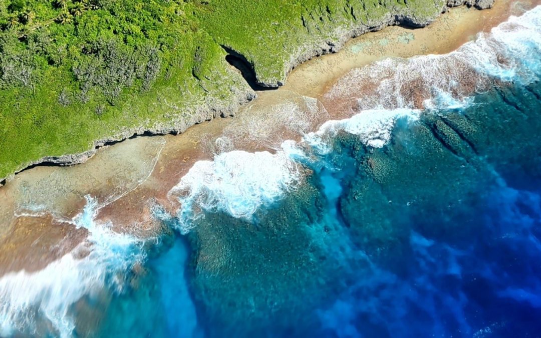 Cook Islands Atiu Deep Blue Water
