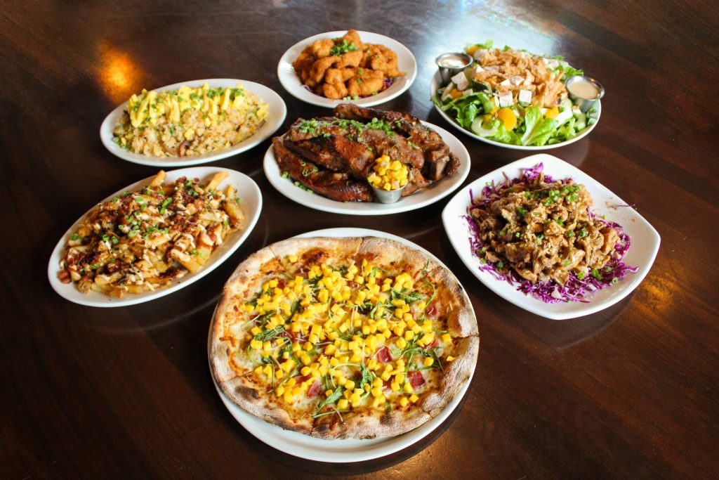 Mango pizza is one of the best choices at Pounder’s Restaurant.
